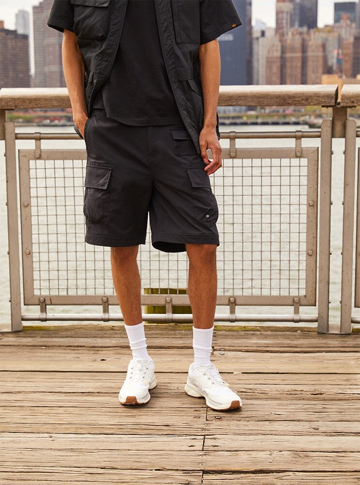 CONVERTIBLE CARGO PANT (BLACK) - Image 3