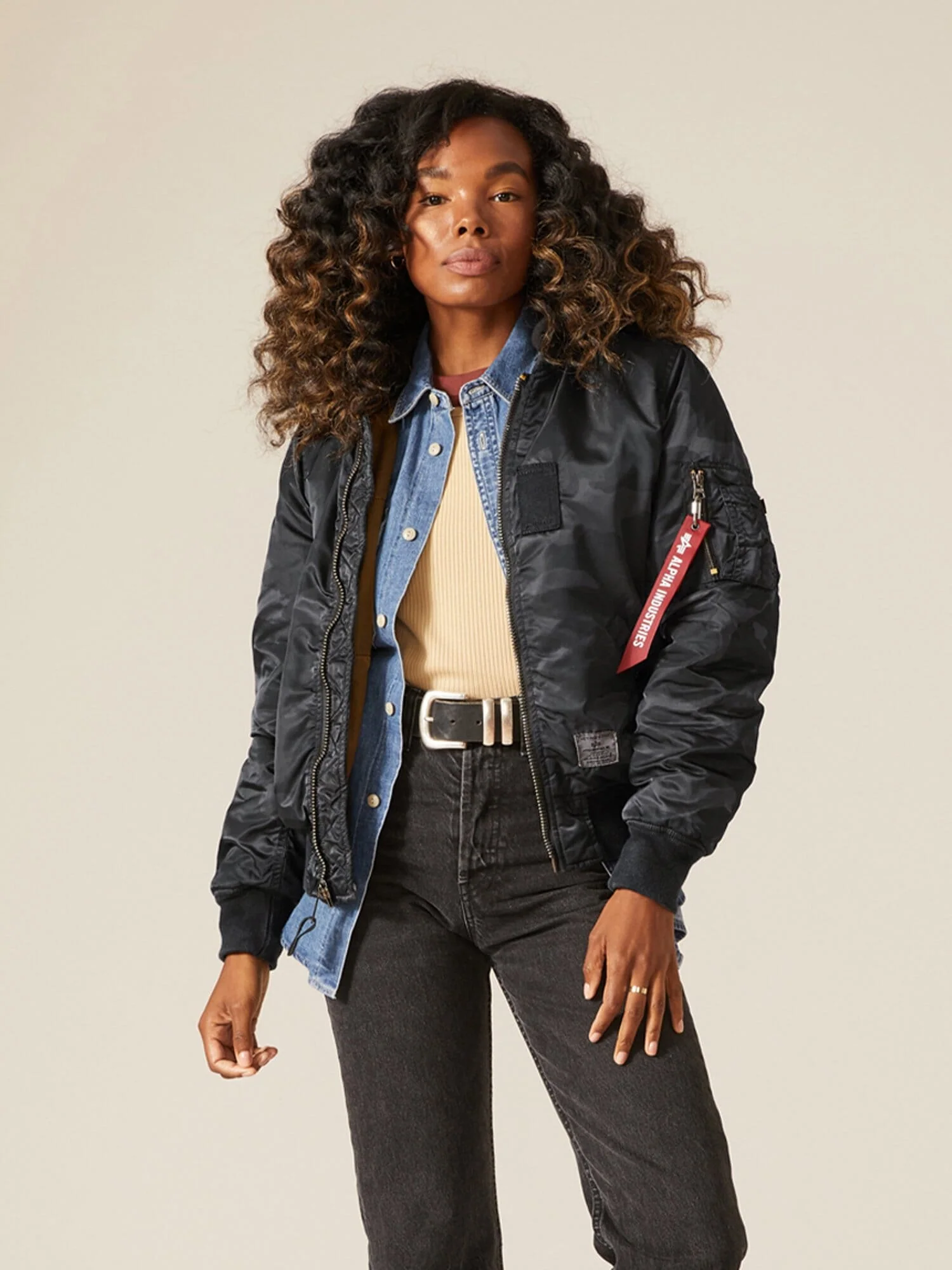 MA-1 HOODED BATTLEWASH BOMBER JACKET - Image 3